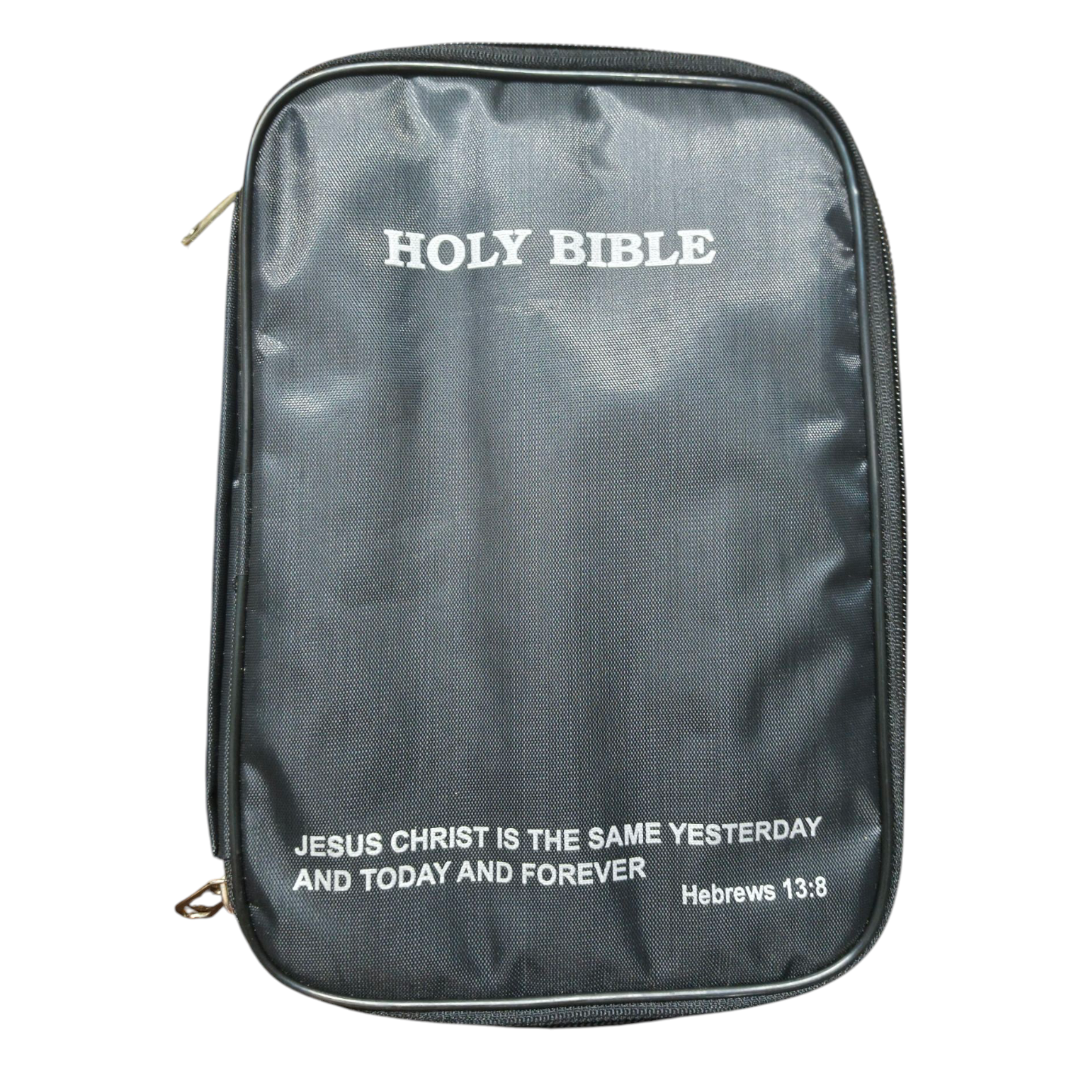 English Water Proof Bible Cover | Normal Size | Bible Verses Printed In Cover | with Side Handel