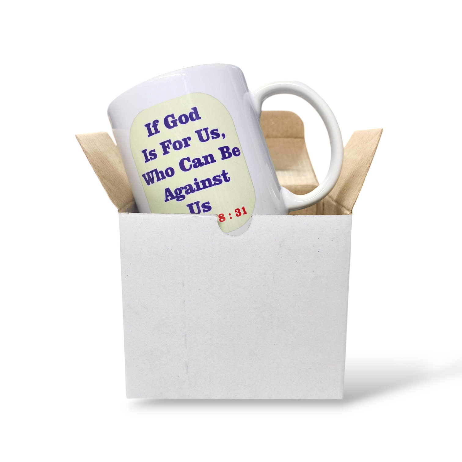 Premier Ceramic Coffee White Mug | Bible Verses Printed | Best Gift For Your Friend's For & Home Decor | D8